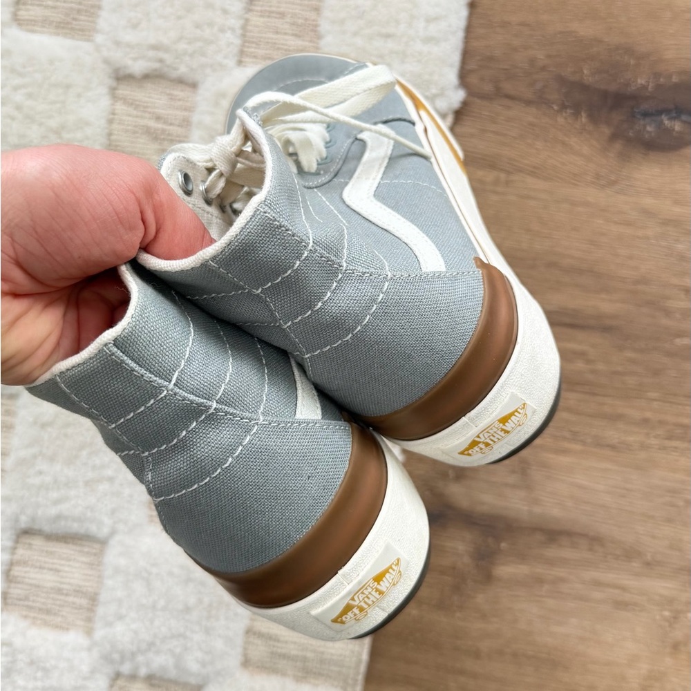 Vans Sk8-Hi Tapered Stacked Platform Sneakers in Green Milieu Gum - Picture 6 of 6